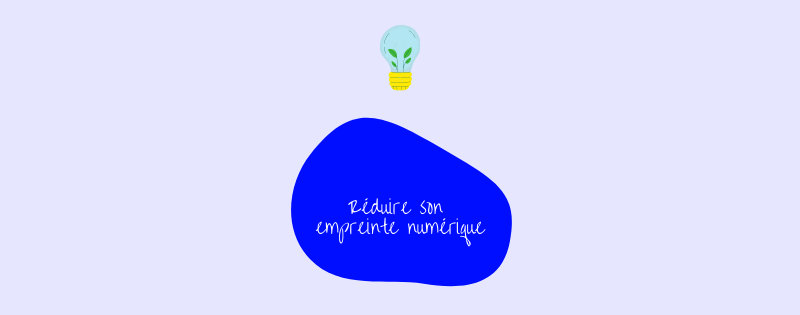illustration post Comment réduire son empreinte numérique